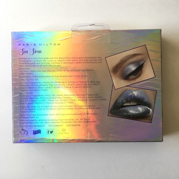 🖤NEW🖤 PARIS HILTON SEA SIREN SHADOW & GLOSS SET - Picture 4 of 4